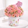 Rose & Carnation Arrangement For Mother's Day Online