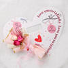 Gift Rose Embrace Mother's Day Heart-Shaped Card