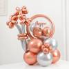 Rose Gold Charm Birthday Balloon Arrangement