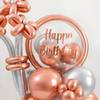 Gift Rose Gold Charm Birthday Balloon Arrangement