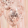Shop Rose Gold Confetti Sparkle Balloons  Arrangement