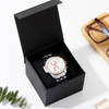 Buy Rose Gold Dial Metal Strap Watch For Men
