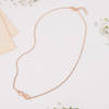 Buy Rose Gold-plated Infinity Pendant Necklace