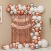 Rose Gold & Silver Birthday Party Balloon