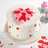 Rose Hearts Cake (2Kg) Online