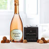 Rose Prosecco With Chocolate Truffle