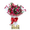 Roses, Teddy & Chocolates Romantic Gift