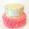 Rosette Semi Fondant Cake (3 Kg)