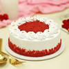 Rosy Red Velvet Cream Cake