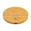 Round Bamboo Wireless Charger