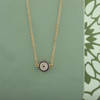 Round Evil Eye Necklace In Gold Plating Online