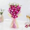 Gift Royal Orchid Bouquet and Cake Combo