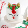 Gift Rudolph Reindeer Semi Fondant Cake (2kg)