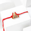 Buy Rudraksh Trishul Meenakari Rakhi Combo