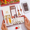 Rudraksha And Pearlwork Bhaiya Bhabhi Rakhi Hamper
