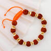 Gift Rudraksha Bracelet Rakhi
