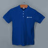 Shop Ruffty Solids Cotton Polo T-shirt for Men (Royal Blue)