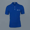 Ruffty Solids Cotton Polo T-shirt for Men (Royal Blue)