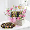 Rustic Macrame And Floral Ramadan Hamper