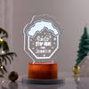 Gift Santa Stop Here Personalized LED Lamp