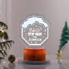Santa Stop Here Personalized LED Lamp