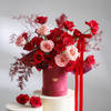 Gift Scarlet Devotion - 35 Mixed Red & Pink Rose Bunch