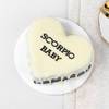 Gift Scorpio Baby Birthday Heart Cake (600 Gm)