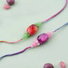 Semi Precious Stone Rakhi (Set of 2)