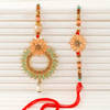 Gift Semi-Precious Stones Bhai Bhabhi Rakhis