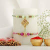 Gift Set of 2 Pastel Love Rakhi Hamper