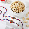 Set of 2 Peacock Rakhi With Cashews Online