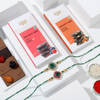 Set of 2 Rakhis and Chocolates Hamper Online