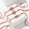 Gift Set of 3 Copper Finish Divine Rakhis