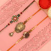 Shop Set of 4 Auspicious Rakhis For Family