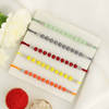 Gift Set of 5 Beaded Rakhi Hamper