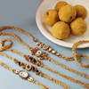 Set Of 5 Kundan Rakhi With Besan Ladoo