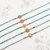 Gift Set of 5 Tasteful Rakhi Hamper For Bhai