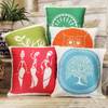 Set of 5 Traditional Handmade Print Canvas Cushion Online