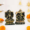Gift Set of Ganesha and Laxmi Idols