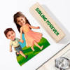 Gift Siblings Forever Personalized Caricature
