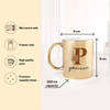 Gift Signature Style - Personalized Metallic Mug - Gold