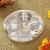 Gift Silver Pooja Thali with Moli