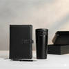 Sleek Black Diary & Bottle Gift Set