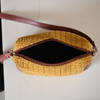 Gift Sling Bag Yellow Knit Crossbody