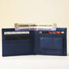 Shop Smart Leather Wallet Personalized Combo For Men - Blue