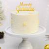 Gift Snowfall Christmas Cake