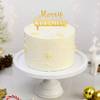 Snowfall Christmas Cake