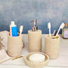 Buy Soap Dispenser Set - Resin Stone - Set Of 4