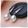 Buy Sparkling CZ And Lustrous Pearl Earrings