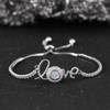 Buy Sparkling Love Sterling Silver Love Bracelet